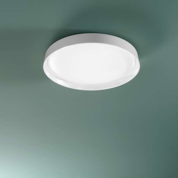 Plafonnier LED KAOS blanc bord diamant 40W avec interrupteur CCT 50 cm – Image 3
