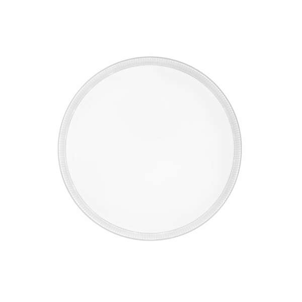 LUCE AMBIENTE E DESIGN Plafonnier LED KAOS blanc bord diamant 40W avec interrupteur CCT 50 cm (Plafonnier / Éclairage intérieur LED)