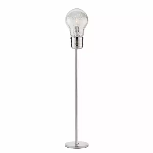 LUCE AMBIENTE E DESIGN Lampadaire lampe en Aluminium chromé et diffuseur en Verre (Lampadaires / Éclairage décoratif)