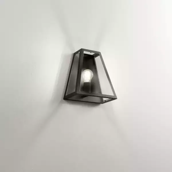 Applique LEXINGTON en métal noir avec diffuseur en verre – Image 2