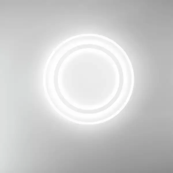 Plafonnier LED LIFE en métal et acrylique blanc avec fonction CCT 60 cm – Image 2