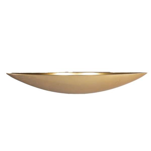 LUCE AMBIENTE E DESIGN Applique LIVIGNO en plâtre finition feuille d'or avec émission de lumière vers le haut (2xG9) (Applique murale / Éclairage intérieur LED)
