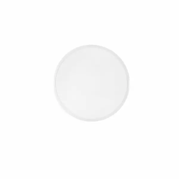 LUCE AMBIENTE E DESIGN Plafonnier LED MAYFAIR en aluminium blanc 24W avec interrupteur CCT 40 cm (Plafonnier / Éclairage intérieur LED)