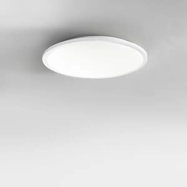 Plafonnier LED MAYFAIR blanc 40W avec interrupteur CCT 48 cm – Image 2