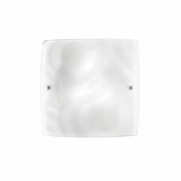 LUCE AMBIENTE E DESIGN Plafonnier miro' en verre blanc 30 cm (Plafonnier / Éclairage intérieur LED)