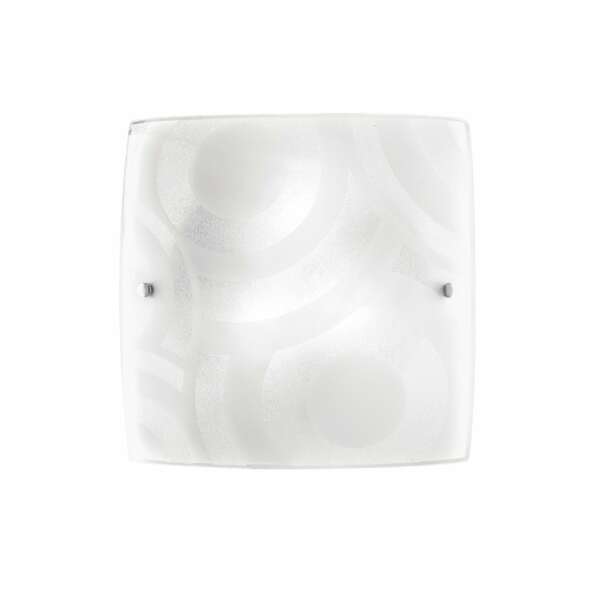 LUCE AMBIENTE E DESIGN Plafonnier miro en verre blanc 40 cm (Plafonnier / Éclairage intérieur LED)