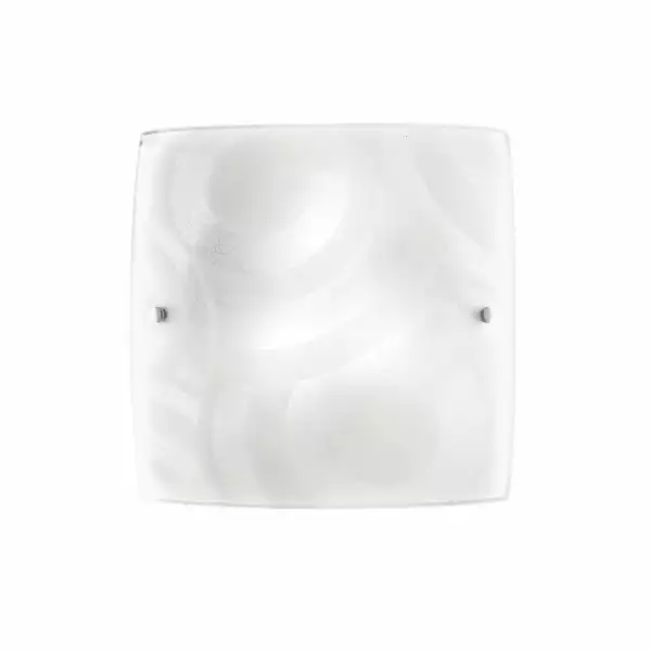 LUCE AMBIENTE E DESIGN Plafonnier miro en verre blanc 40 cm (Plafonnier / Éclairage intérieur LED)