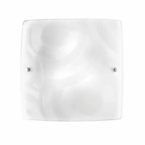 LUCE AMBIENTE E DESIGN Plafonnier miro en verre blanc 50 cm (Plafonnier / Éclairage intérieur LED)