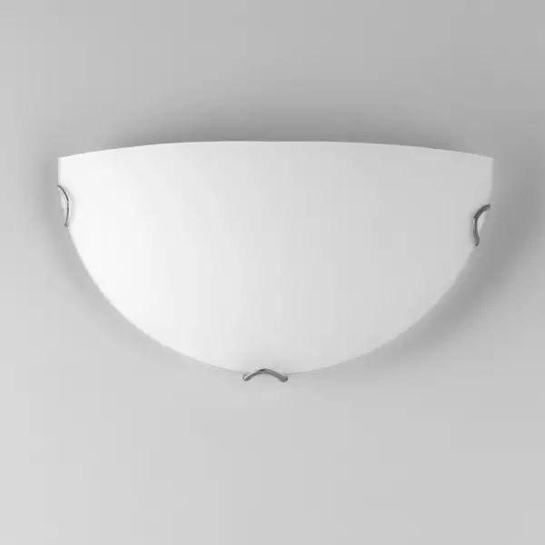 Applique oblo en verre blanc 30 x 15 cm – Image 2