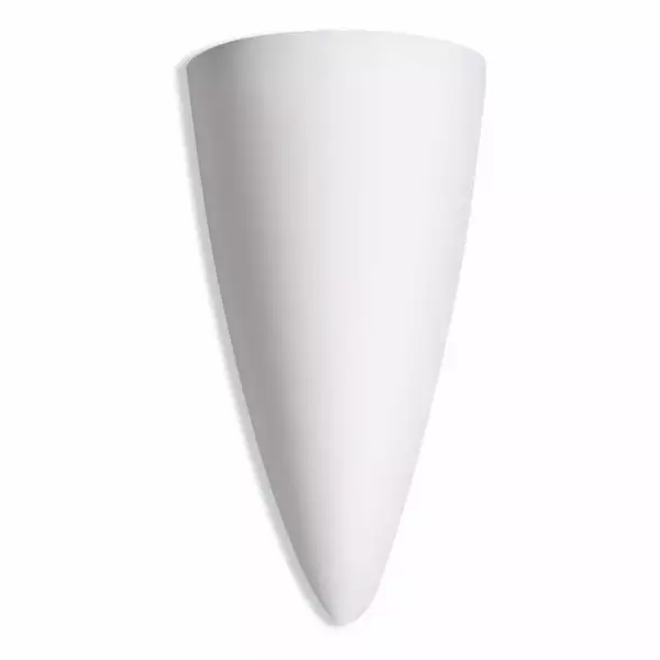 LUCE AMBIENTE E DESIGN Applique OLYMPIA en plâtre à peindre (Applique murale / Éclairage intérieur LED)
