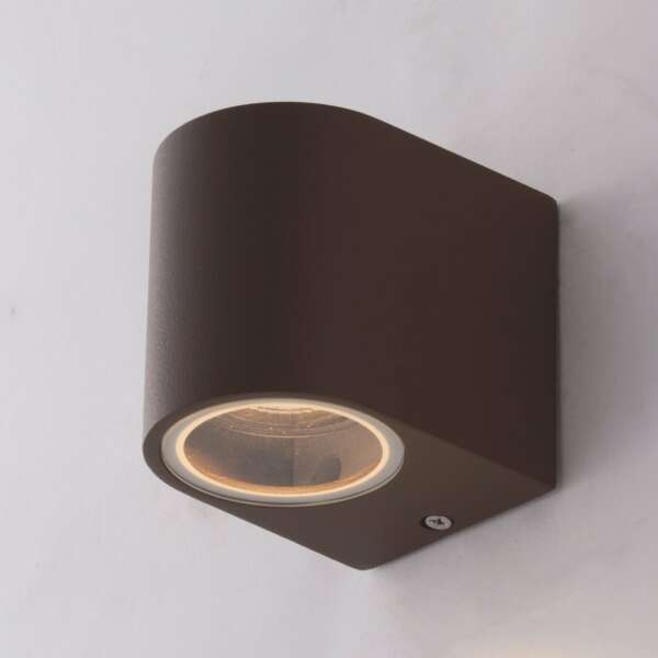 INTEC Applique d'extérieur one en aluminium bronze 8 cm (Appliques extérieures / Éclairage extérieur LED)