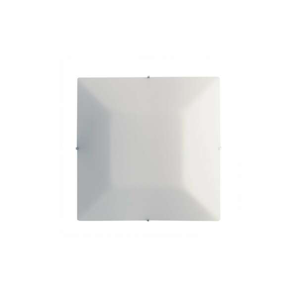 LUCE AMBIENTE E DESIGN Plafonnier OSIRIDE en verre blanc 25 x 25 cm (Plafonnier / Éclairage intérieur LED)