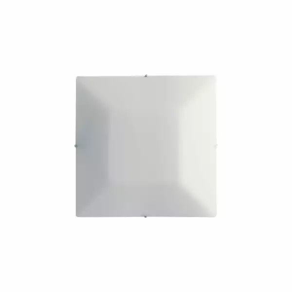 LUCE AMBIENTE E DESIGN Plafonnier OSIRIDE en verre blanc 25 x 25 cm (Plafonnier / Éclairage intérieur LED)
