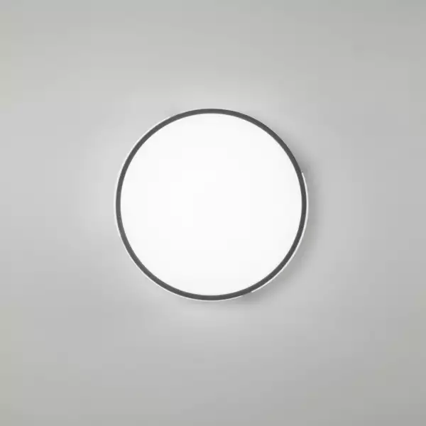 Plafonnier LED PANGAEA 22W en métal noir avec fonction CCT 41 cm – Image 3