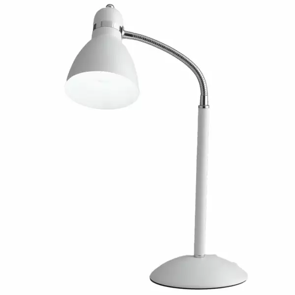LUCE AMBIENTE E DESIGN Lampe de table people en métal blanc avec diffuseur orientable (Lampes de table / Éclairage décoratif)