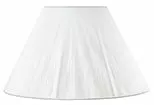 LUCE AMBIENTE E DESIGN Abat-jour Sinfonia blanc en tissu avec ampoules E27 (Abat-jour / Éclairage intérieur LED)