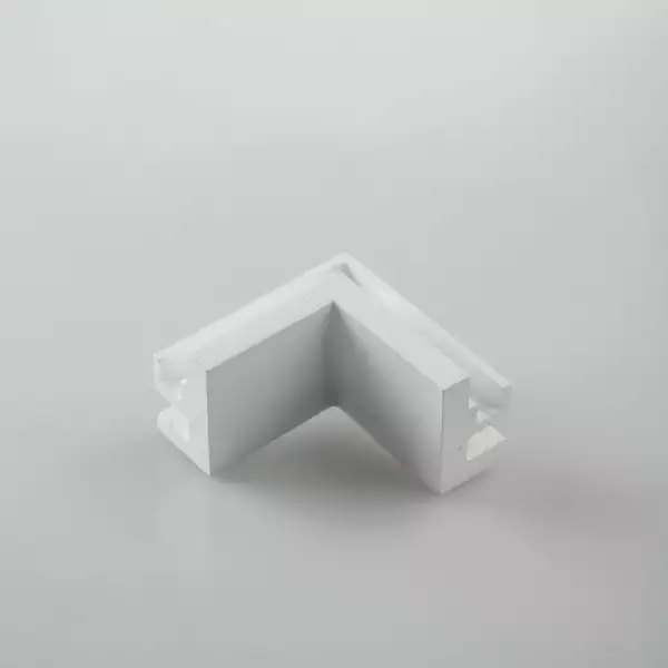 INTEC Coin en L pour profilé en plâtre pour LED à émission unique (Profilé aluminium pour rubans LED / Ruban LED et Bande LED)