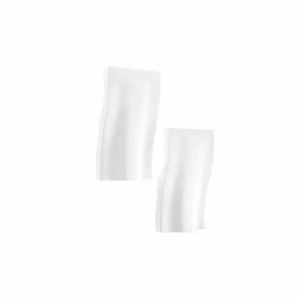 LUCE AMBIENTE E DESIGN Plafonnier carré SPACE en plâtre à peindre avec anneau réglable (Plafonnier / Éclairage intérieur LED)