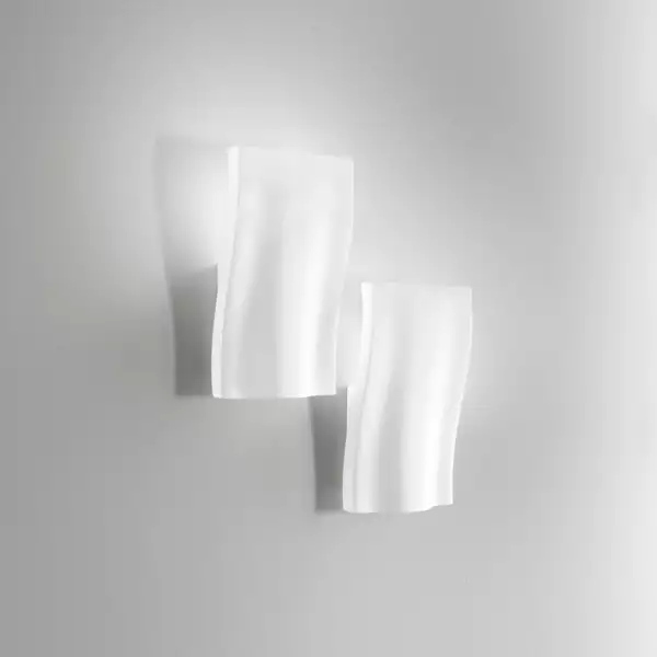 Applique sol en plâtre blanc à peindre – Image 2