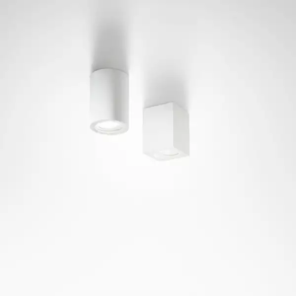Plafonnier carré SPACE en plâtre à peindre avec anneau réglable – Image 4