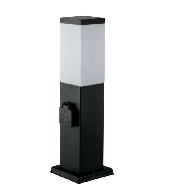 INTEC Borne d'extérieur station anthracite en acier et polycarbonate IP44 cm (Bornes extérieures LED / Éclairage extérieur LED)