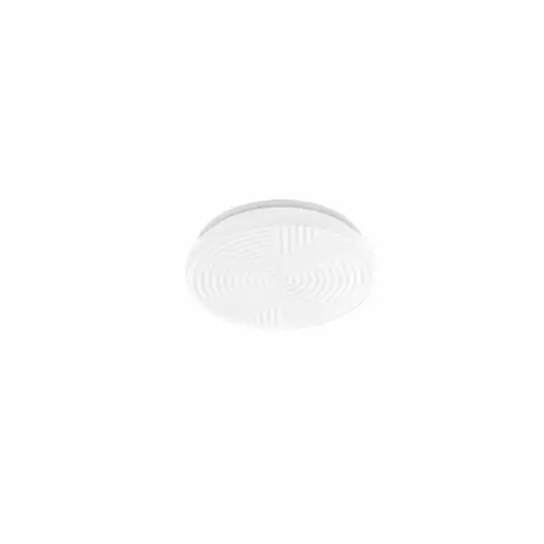 LUCE AMBIENTE E DESIGN Plafonnier LED STREAM 18W en acrylique blanc avec fonction CCT 30 cm (Plafonnier / Éclairage intérieur LED)