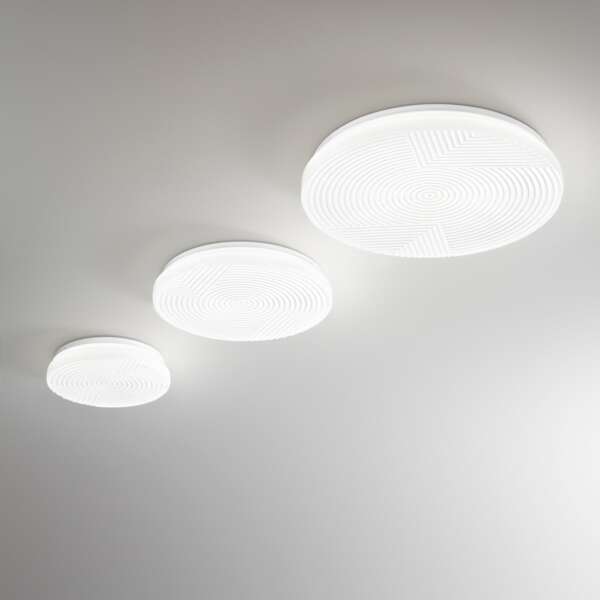 Plafonnier LED STREAM 24W en acrylique blanc avec fonction CCT 40 cm – Image 3