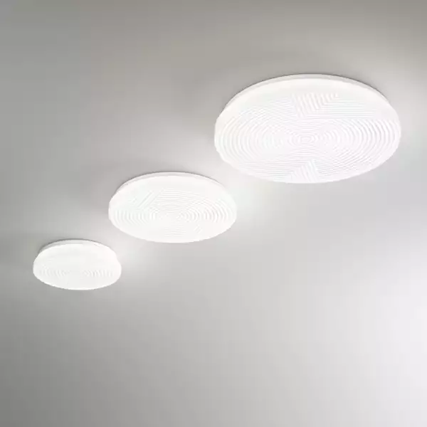 Plafonnier LED STREAM 24W en acrylique blanc avec fonction CCT 40 cm – Image 3