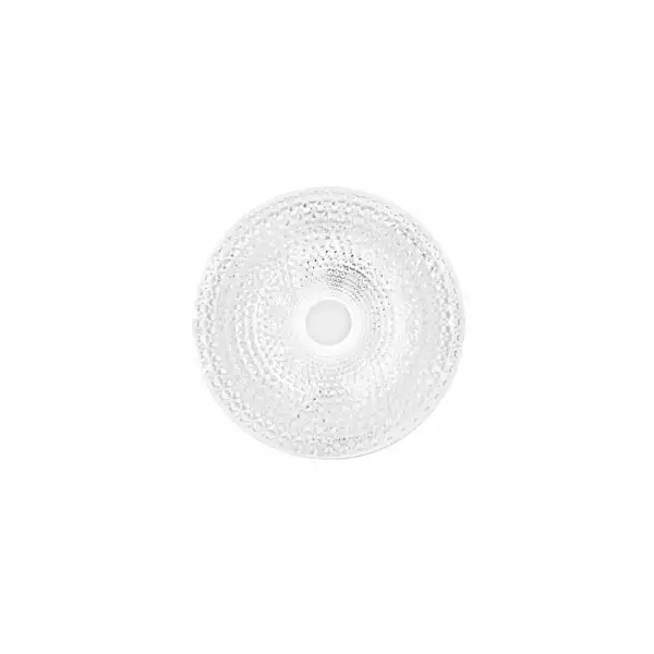 LUCE AMBIENTE E DESIGN Plafonnier unika effet diamant blanc 24 W avec CCT 3 niveaux avec fonction mémoire pour personnalisation de kelvin 39 cm (Plafonnier / Éclairage intérieur LED)