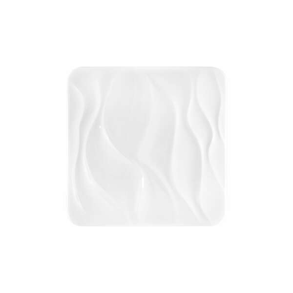 LUCE AMBIENTE E DESIGN Plafonnier WAVE blanc avec CCT. Wi-Fi et télécommande inclus 53 cm (Plafonnier / Éclairage intérieur LED)