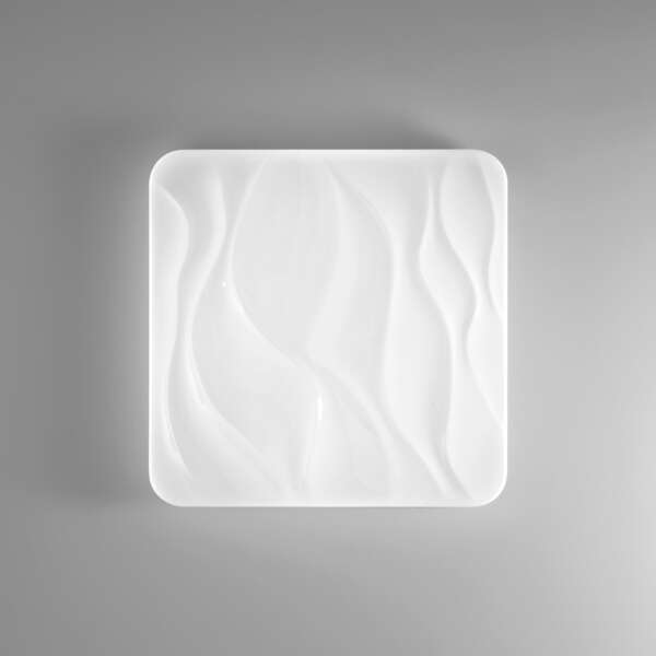 Plafonnier WAVE blanc avec CCT. Wi-Fi et télécommande inclus 53 cm – Image 2