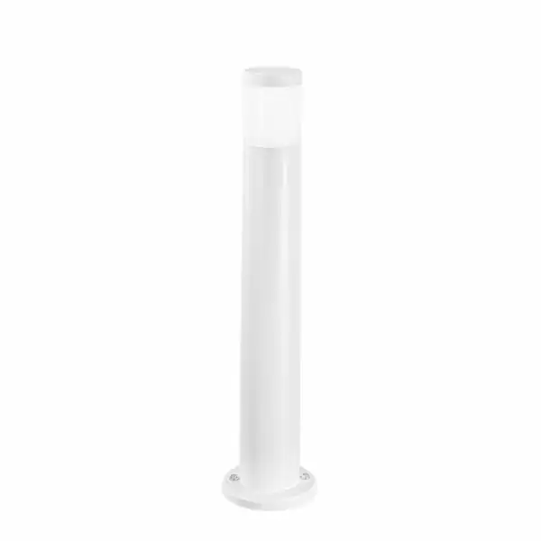 INTEC Borne d'extérieur ronde Focus en polycarbonate blanc GU10 77,2 cm (Bornes extérieures LED / Éclairage extérieur LED)