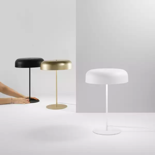 Lampe de Table ICEMAN en Métal Noir 45 x 30 cm – Image 3