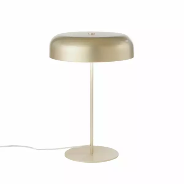 LUCE AMBIENTE E DESIGN Lampe de table ICEMAN en métal doré 45 x 30 cm (Lampes de table / Éclairage décoratif)