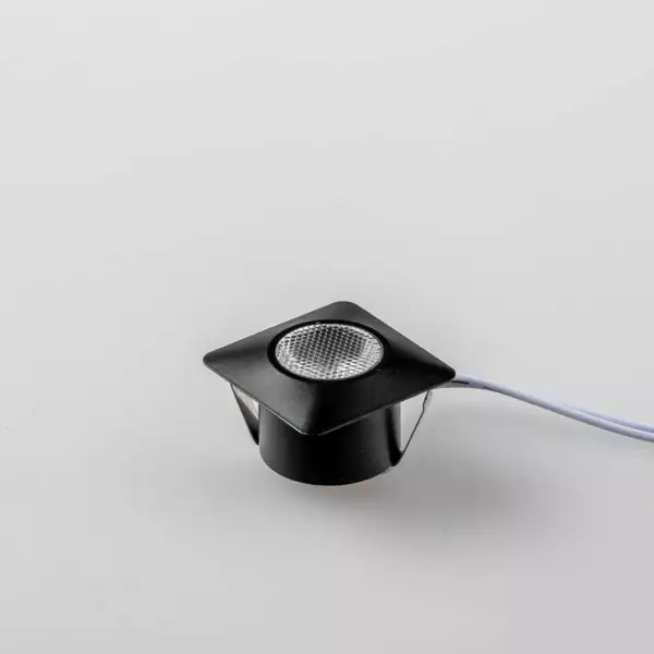 INTEC Luminaire encastré LED rond asso en aluminium blanc 1W 3,2 cm (Spots encastrables / Éclairage intérieur LED)