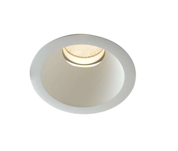 INTEC Downlight LED elite blanc avec spot anti-éblouissant orientable 10W 4000K (lumière naturelle) (Spots LED orientables / Éclairage intérieur LED)