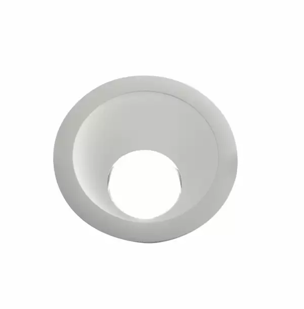 Downlight LED Elite blanc avec spot anti-éblouissement orientable 10W 3000K (lumière chaude) – Image 2