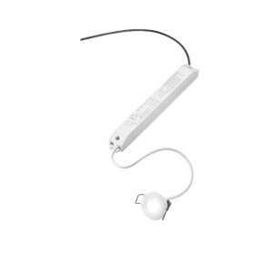 INTEC LED help blanche encastrable avec éclairage de secours avec batterie 3 h incluse 1,2 W 4000K (lumière naturelle) (Spot encastré / Éclairage intérieur LED)
