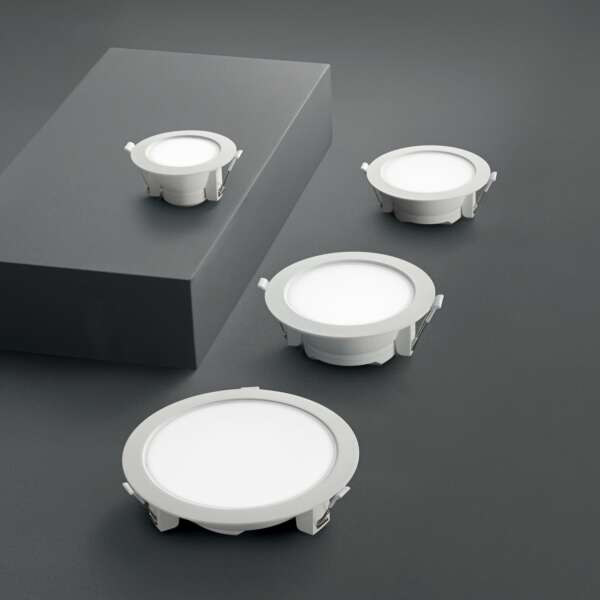 INTEC Horus LED encastrable blanc mat 25W 4000K (lumière naturelle) dimmable IP40 23 cm (Spot encastré / Éclairage intérieur LED)