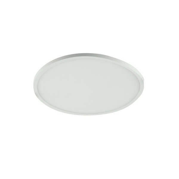 INTEC Encastré LED plus en aluminium blanc mat et bord effet plafond 30W 4000K (lumière naturelle) 22 x 2,5 cm.. IP40 (Spot encastré / Éclairage intérieur LED)
