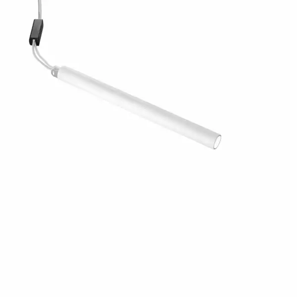 INTEC Spot LED TUBEX avec pied encastrable orientable TUBEX blanc mat 2,5W 4000K (lumière naturelle) (Spots encastrables / Éclairage intérieur LED)
