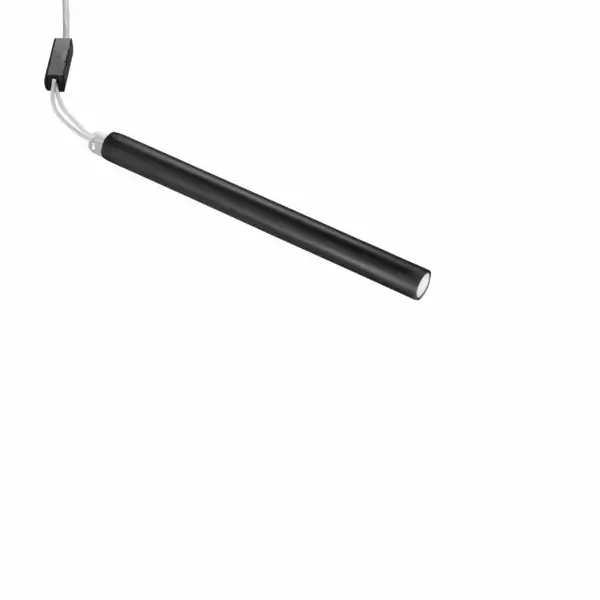 INTEC Spot LED TUBEX avec pied encastrable orientable TUBEX, noir mat 2,5W 3000K (lumière chaude) (Spots encastrables / Éclairage intérieur LED)