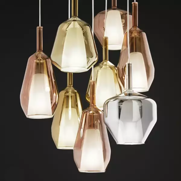 Suspension PIREX en verre transparent 1xE27 20 cm – Image 9