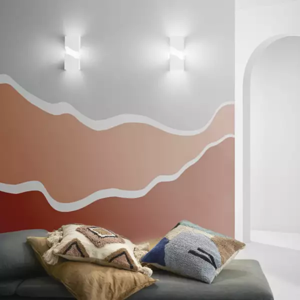 Applique Zeeland en plâtre à peindre 2xG9 28 cm – Image 3