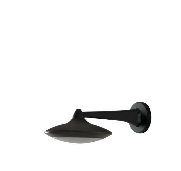 Lanterne LED d'extérieur ALYSON en aluminium noir 12W 4000K (lumière naturelle)