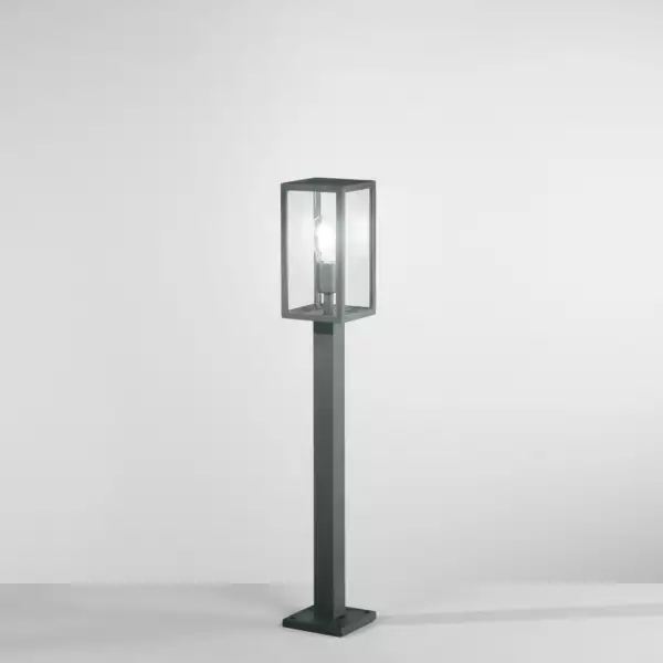 Borne MIRAGE en métal anthracite avec diffuseur en verre 86 cm – Image 2