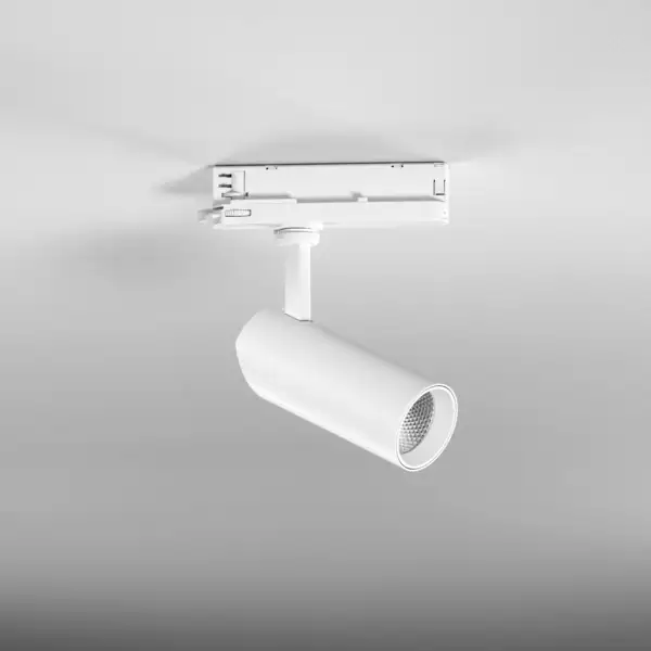 Phare LED action blanc avec adaptateur triphasé invisible LED 20W 4000K (lumière naturelle) – Image 2