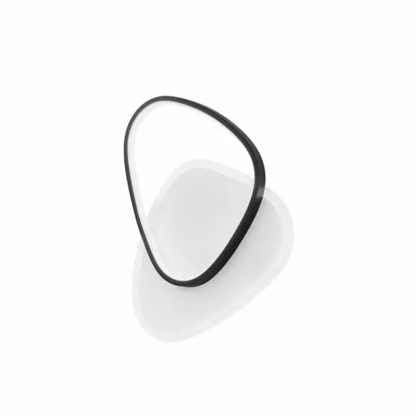 LUCE AMBIENTE E DESIGN Plafonnier LED rond AYRTON en aluminium noir avec fonction CCT 42W (Plafonnier / Éclairage intérieur LED)