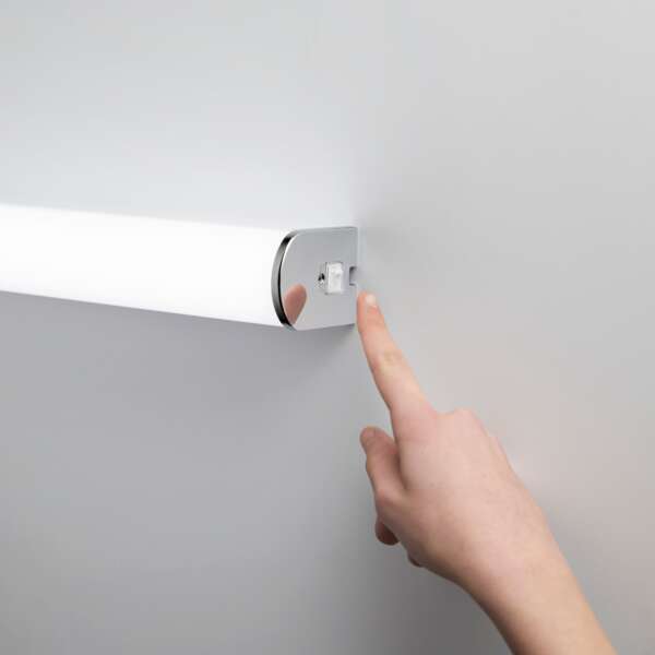 Applique salle de bain LED BLASTER en métal chromé lumière naturelle 60 cm – Image 2