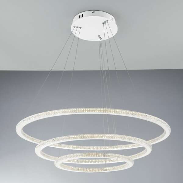 Bryant suspension LED à trois diffuseurs diamant 87W 4000K (lumière naturelle) – Image 2